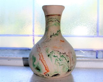 Vintage Nemadji Pottery Vase Southwestern Decor