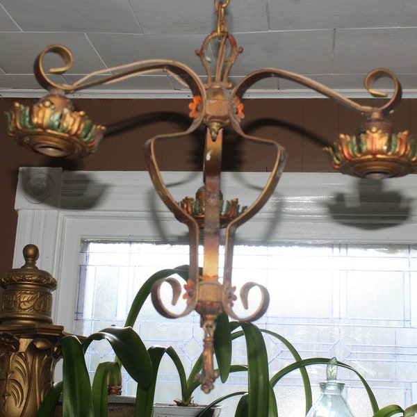 Art Nouveau Light Fixture Etsy