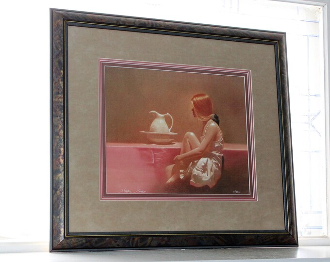 Jeff Cornell Framed Lithograph Courtney Limited Edition