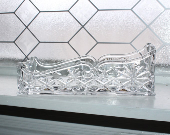Vintage Crystal Large Knife Holder