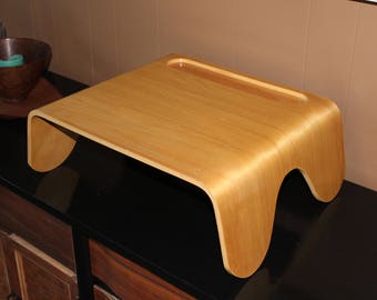 Mid Century Bentwood Bed Tray Table Vulco Craft Co Vintage 1950s