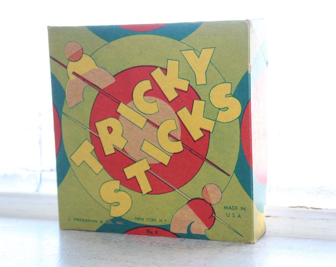 Vintage 1940s Tricky Sticks Game by J Pressman