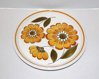 Mikasa Light N Lively Happy piatto di ricarica anni '70 Flower Power