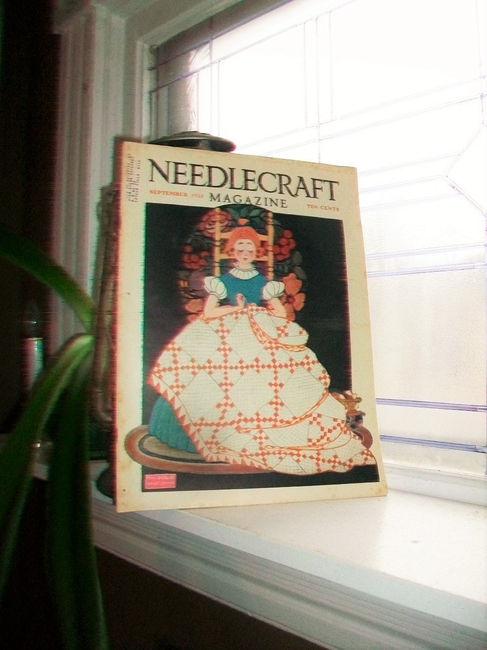 1928 Needlecraft Magazine September Issue Vintage 1920s Sewing