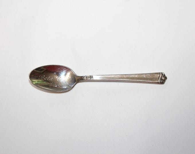Vintage Beta Chi Demitasse Spoon Holmes & Edwards Silverplate