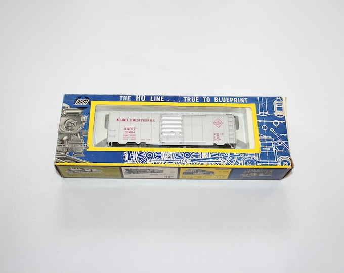 Vintage AHM  HO Scale Atlanta & West Point RR Boxcar 39004