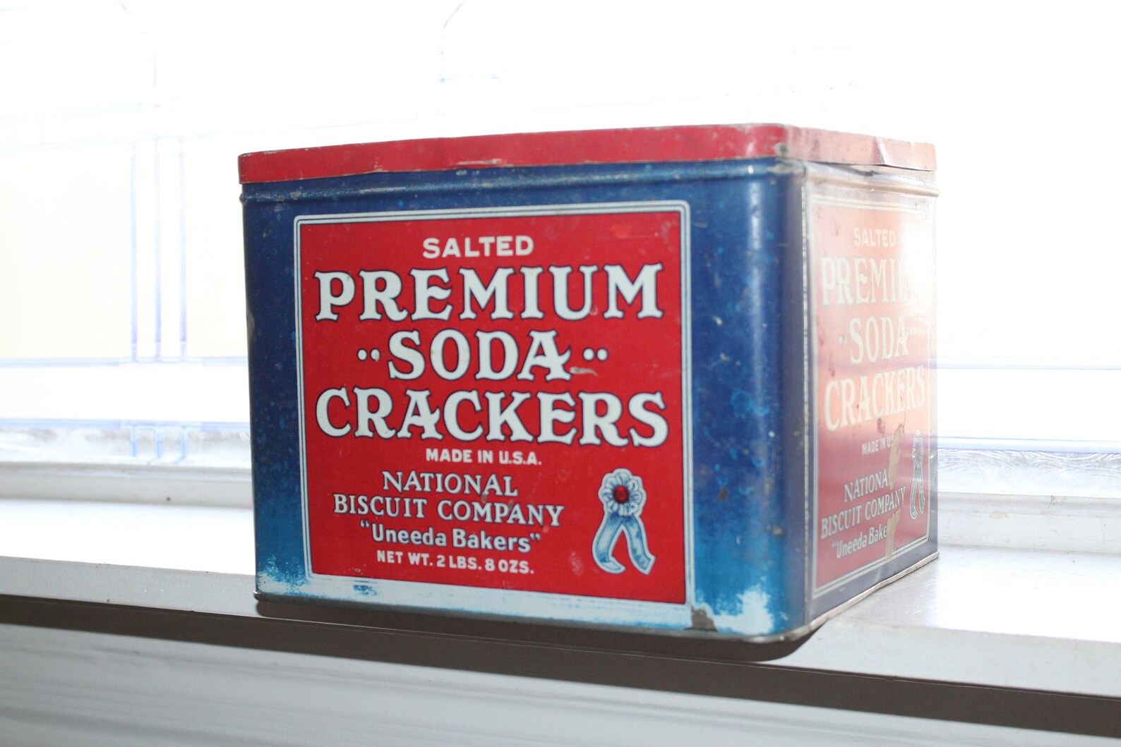 Grand Soda Crackers Tin vintage National Biscuit Company Etsy