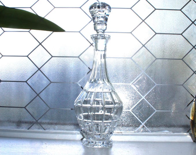 Vintage Badash Crystal Alice Liquor Decanter