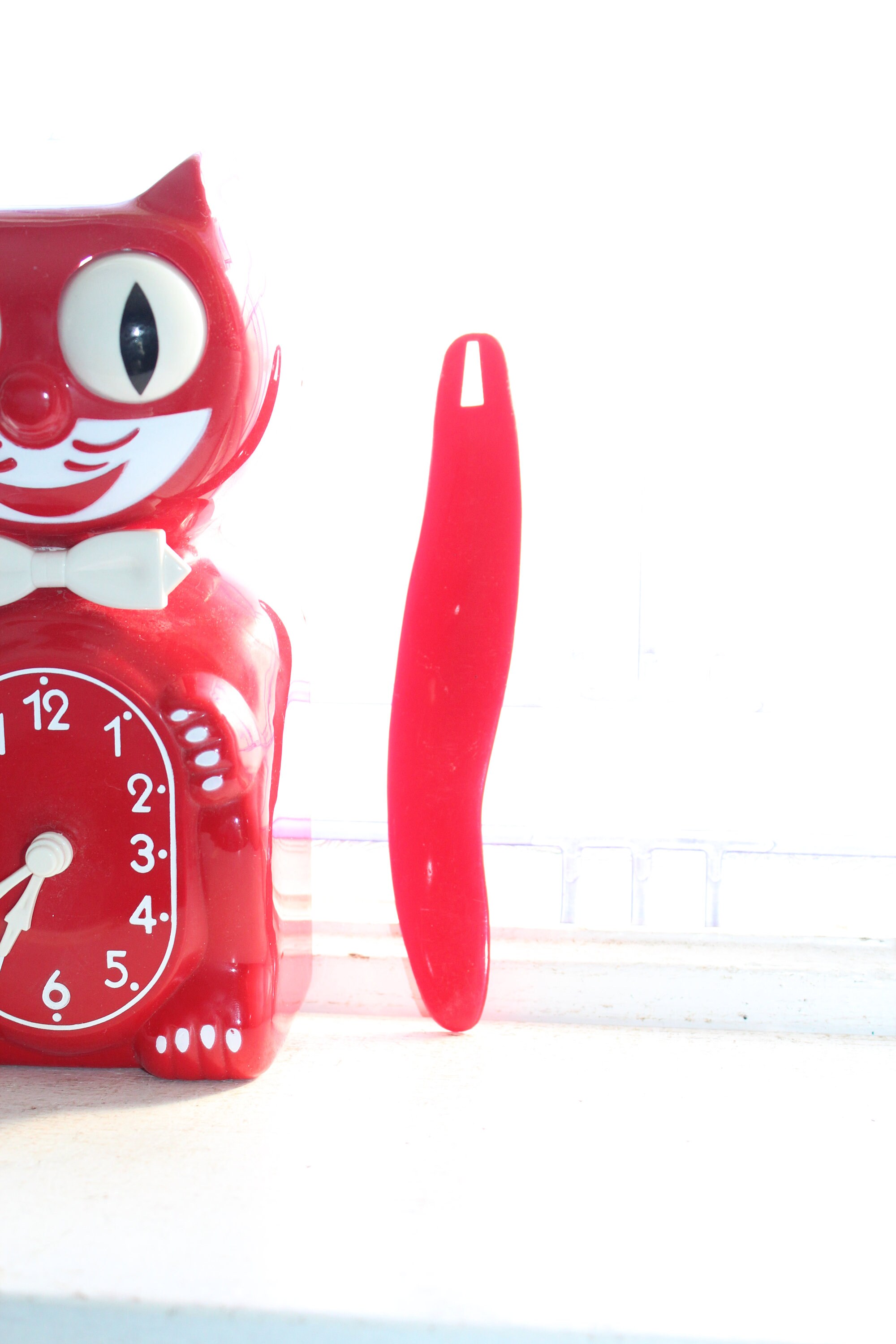 1950s Red Kit Kat Klock Clock with Original Box
