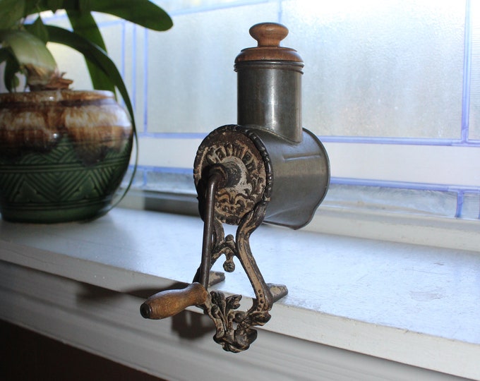 Antique Carmen Kitchen Grinder Rustic Farmhouse Decor