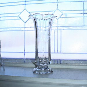 Gorgeous Large Antique Cut Crystal Vase