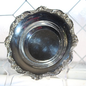 Vintage Poole Old English Silverplate Bonbon Dish 5004