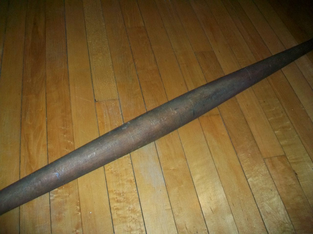 Primitive Wood Bucket Carrier Pole Yoke Country Kitchen Decor 48 Inch Farm Salvage