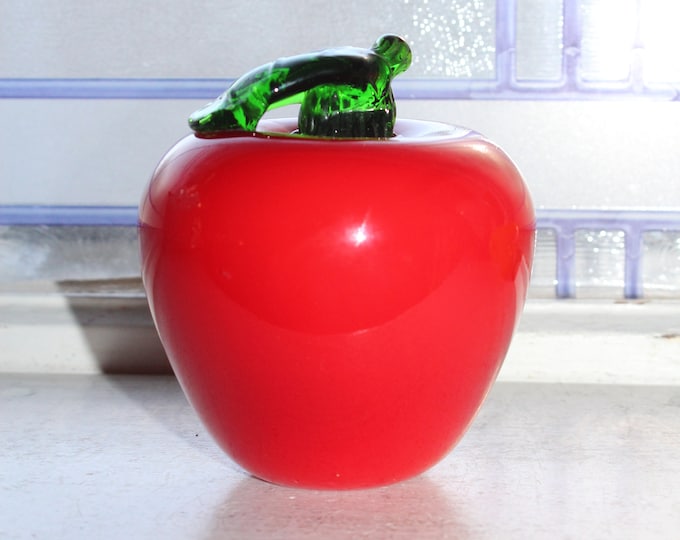 Vintage Murano Glass Style Tomato Vegetable Fruit Handblown