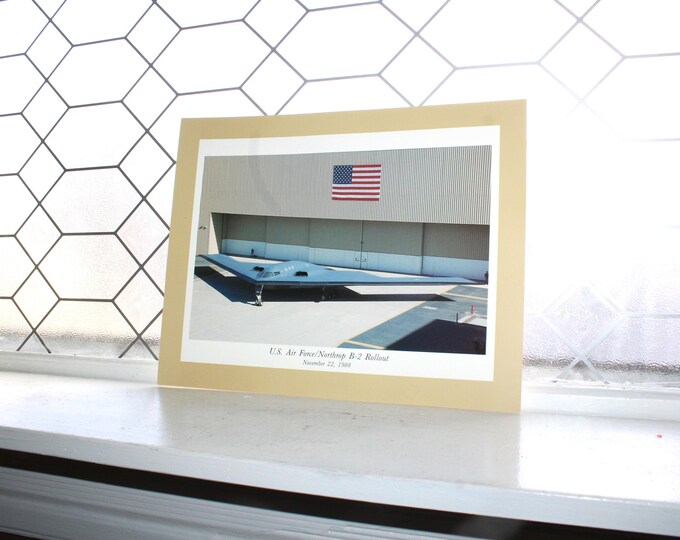 US Air Force Northrop B-2 Bomber VIP Print NB-88-30 Rollout