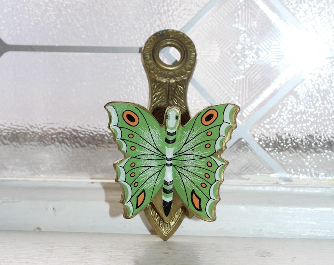 Vintage Green Butterfly Desk Clip Paper Clip Wall Clip by Allied Brass