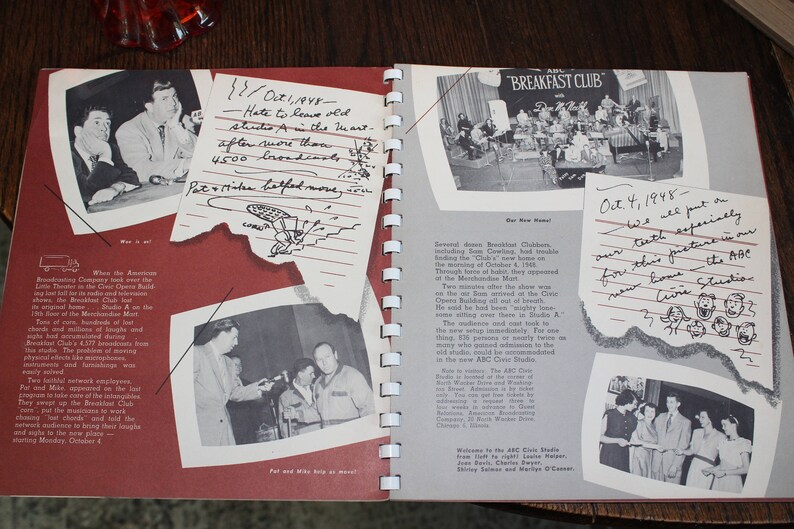 Don's Diary The Breakfast Club 1949 Yearbook Vintage Book Bild 4