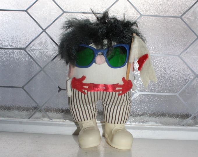 Vintage Aces School Mascot Doll Blue Ribbon Shoe & Novelty Co