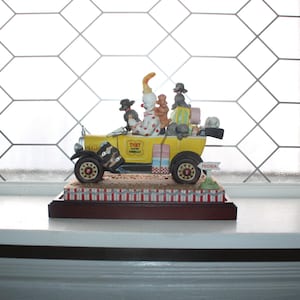 Large 1985 Ron Lee Clown Toby & Poodles Figurine Will It Play In Peoria w/ Box