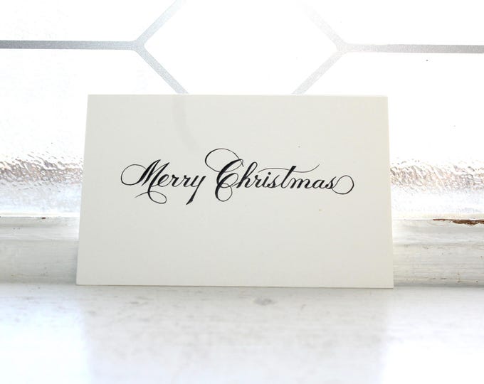 RARE Vintage Calligraphy Christmas Cards Set of 6 Multiple Available