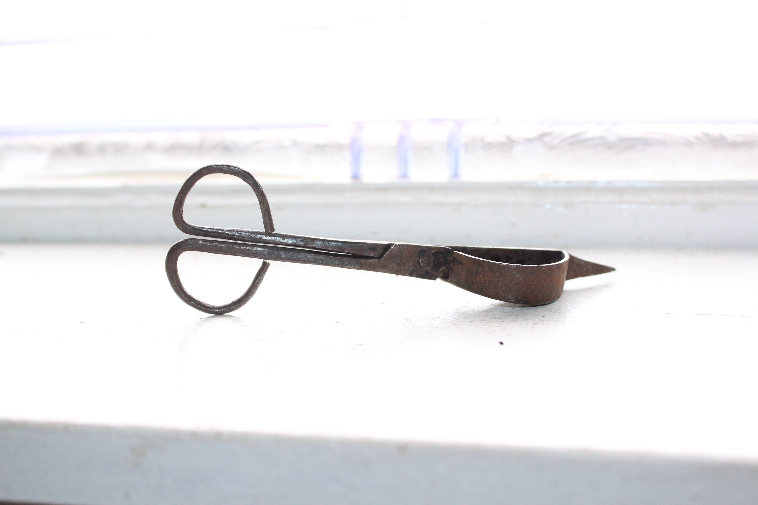 Antique Candle Wick Trimmer Snuffer 19th Century
