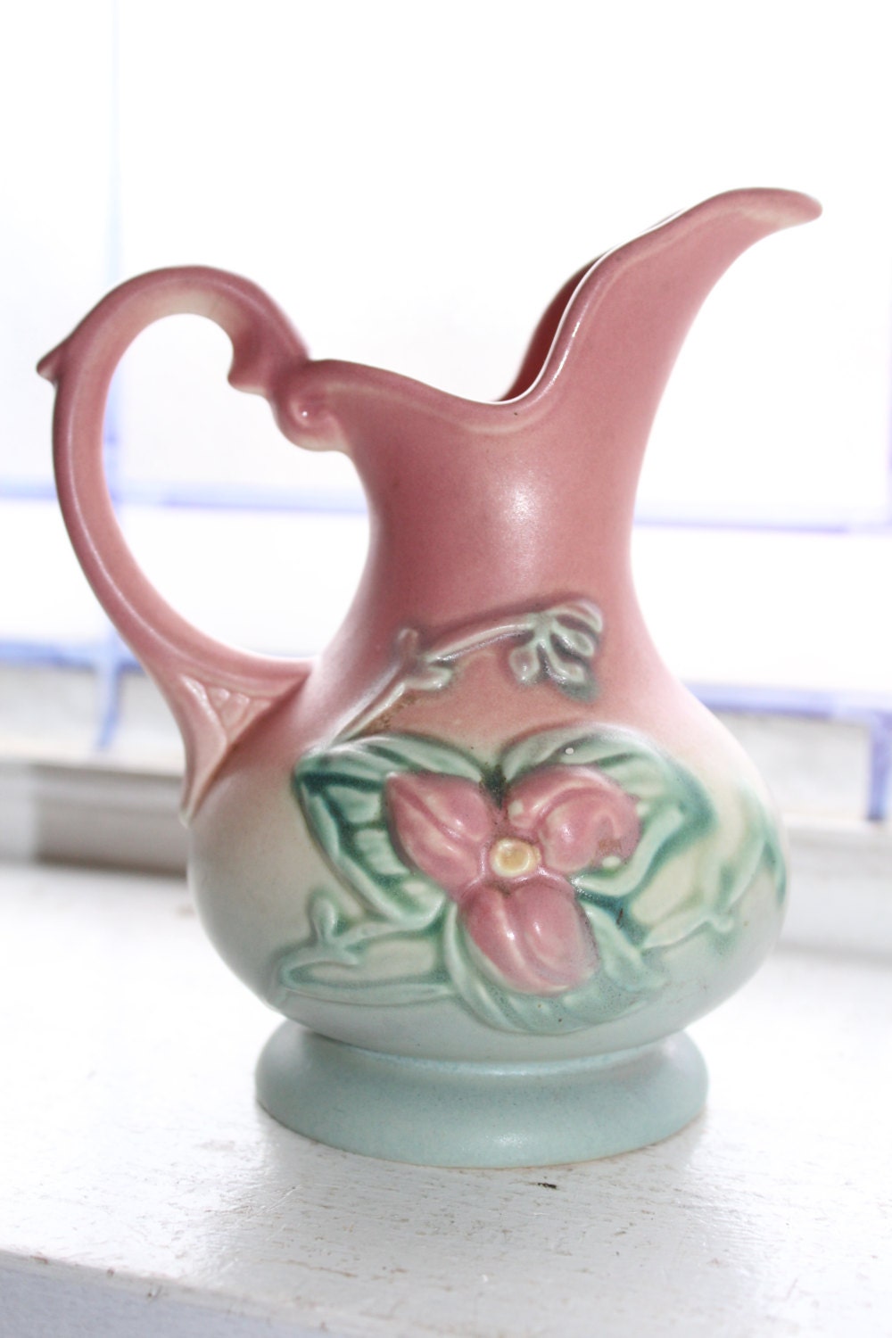 Hull Pottery Wildflower Pitcher W2 Vintage 1940s