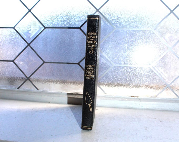 Audels Masons and Builders Guide Books Volume 3 Circa 1950