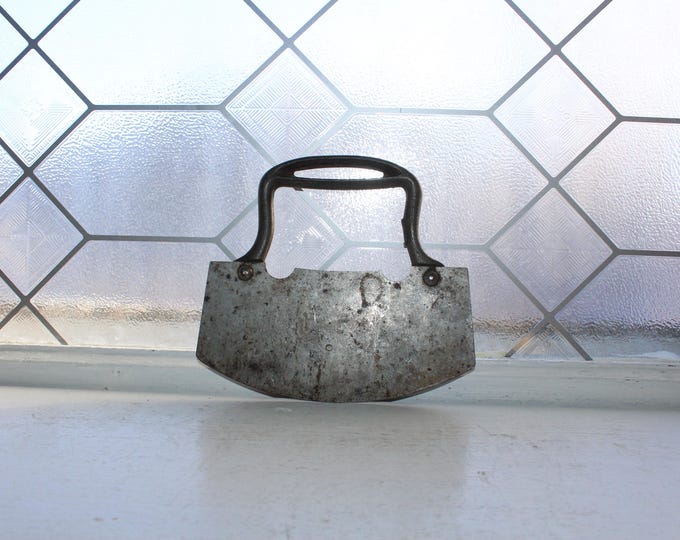 Antique Kitchen Chopper Single Blade Cast Iron Handle Late 1800s