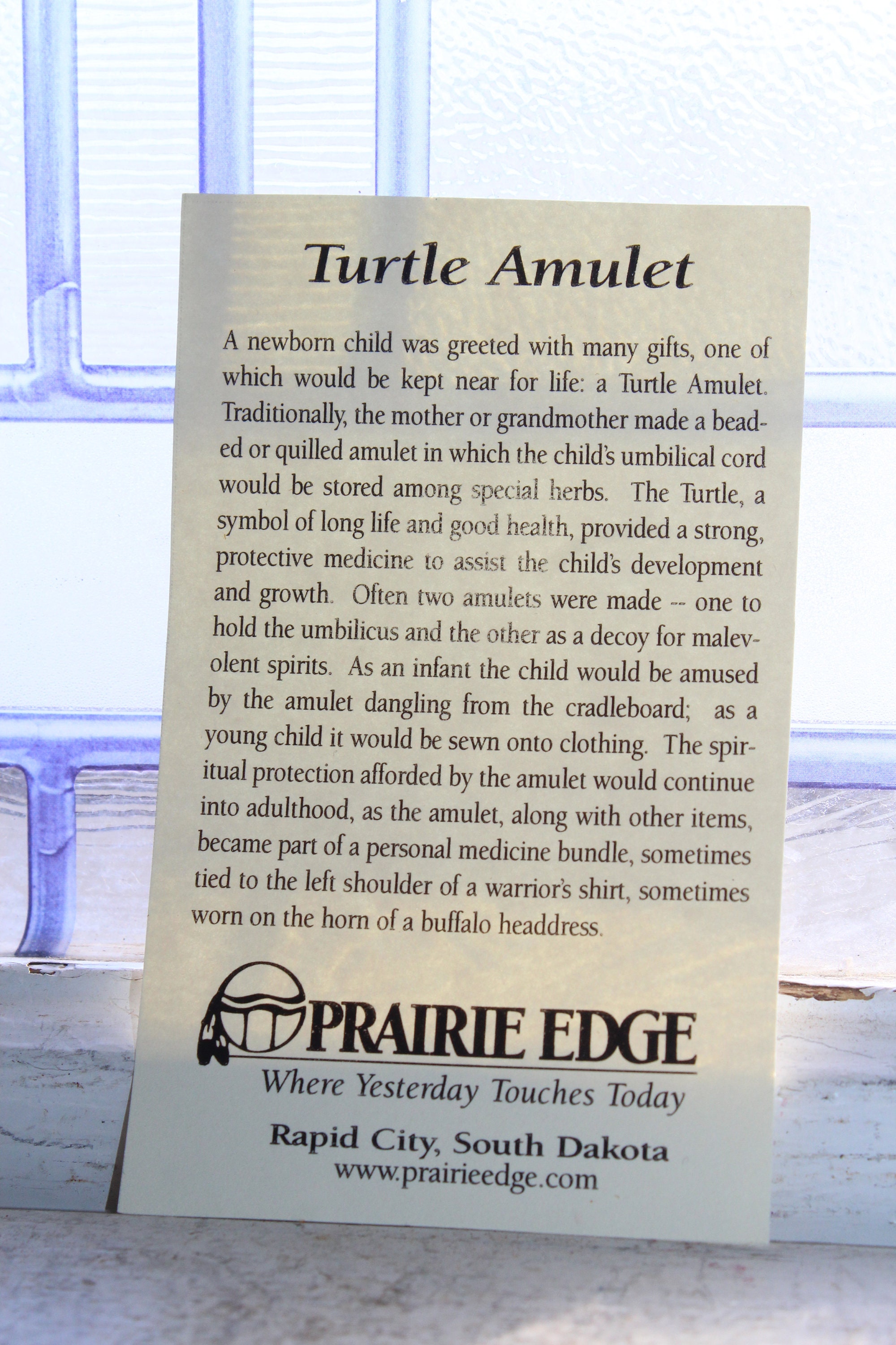 Beaded Native American Lakota Sioux Turtle Amulet by Kevin Fast Horse