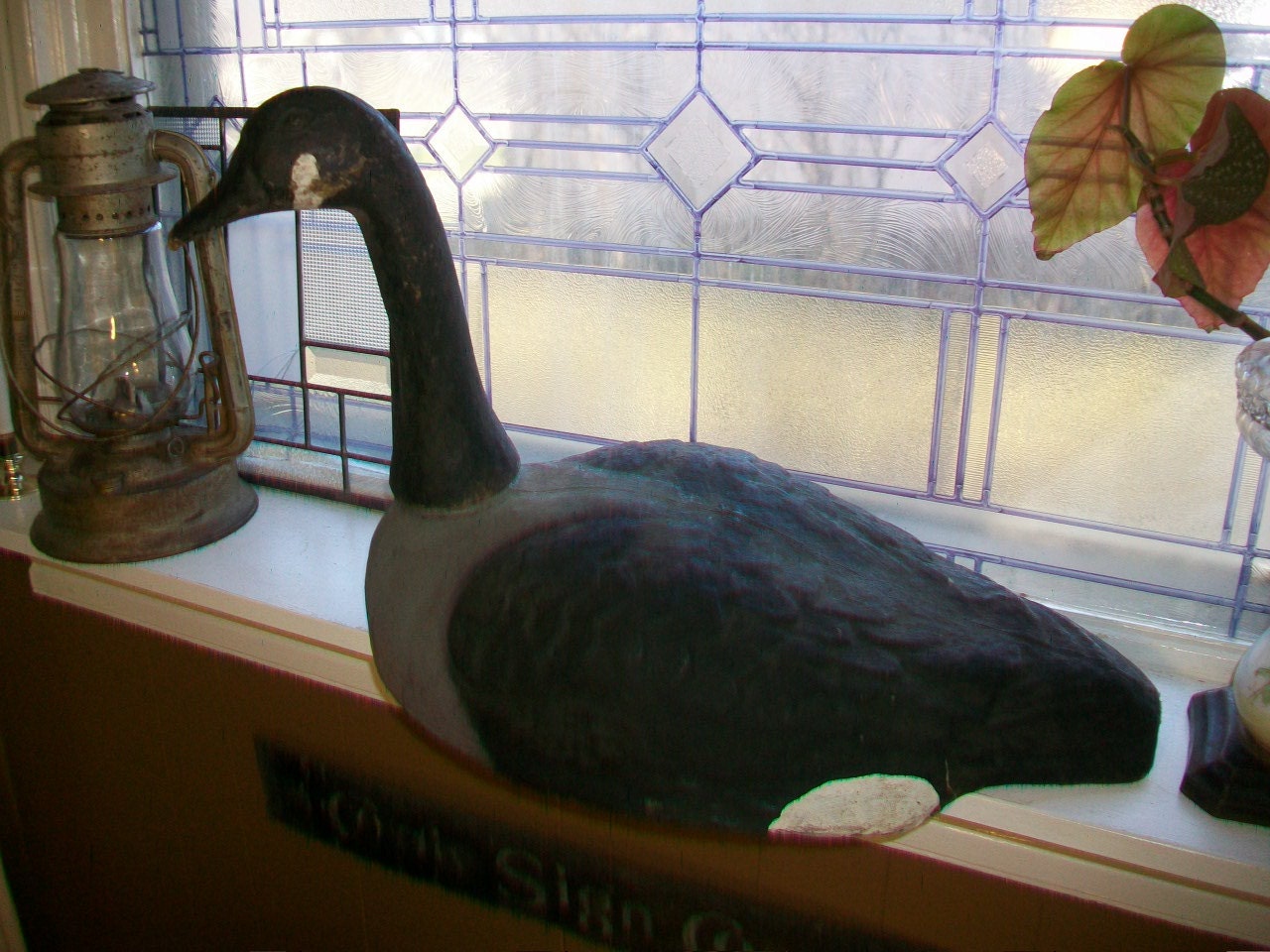 Large Vintage Victor Goose Decoy 20 Inch Country Farmhouse Decor