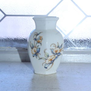 Vintage Aynsley Just Orchids Bone China Mini Vase