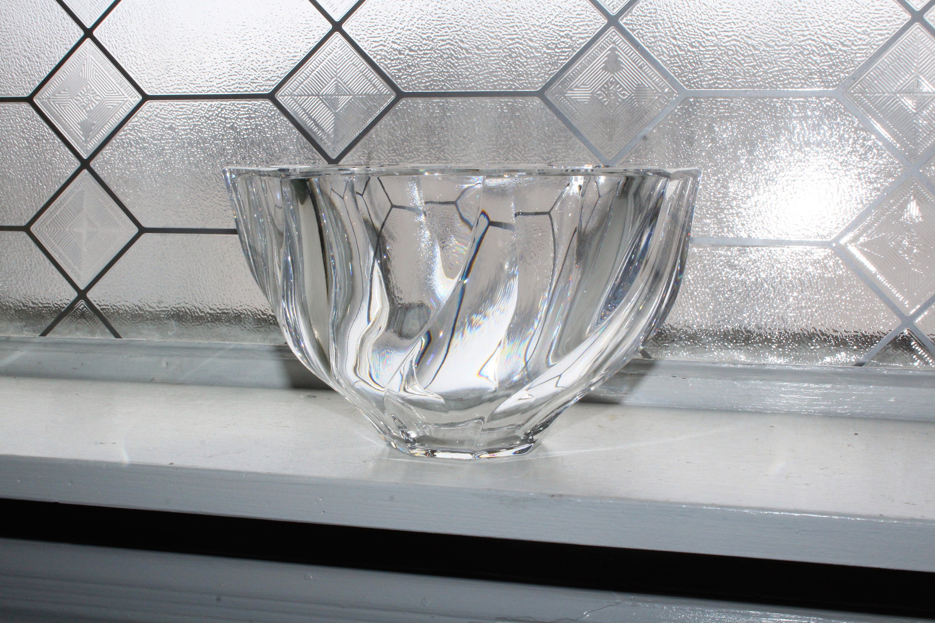 Large Orrefors Crystal Residence Bowl