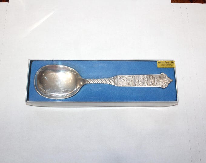 Vintage Jevnaker Norway Silverplate Serving Spoon