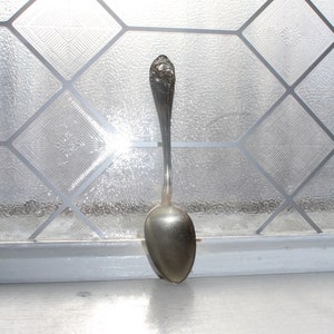 Antique 19th Cent. Silverplate Spoon Community Silver Triple Plus