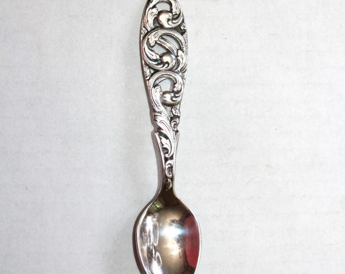 Vintage Norway Silverplate Demitasse Spoon 60 GR HS