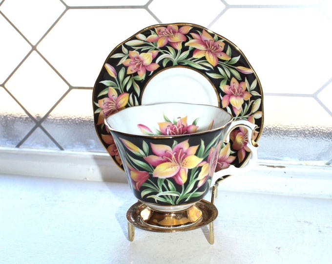 Royal Albert Prairie Lily Tea Cup and Saucer Provincial Flowers Series