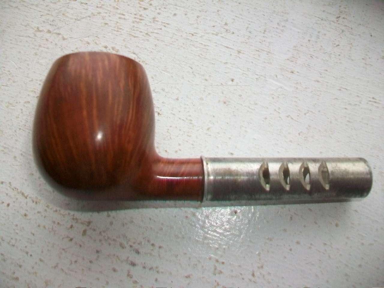 Vintage Estate Tobacco Pipe Medico Ventilator Imported Briar Wood
