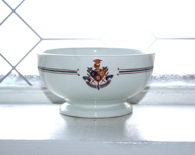 Antique Knights of Pythias Masonic Bowl Mayer China