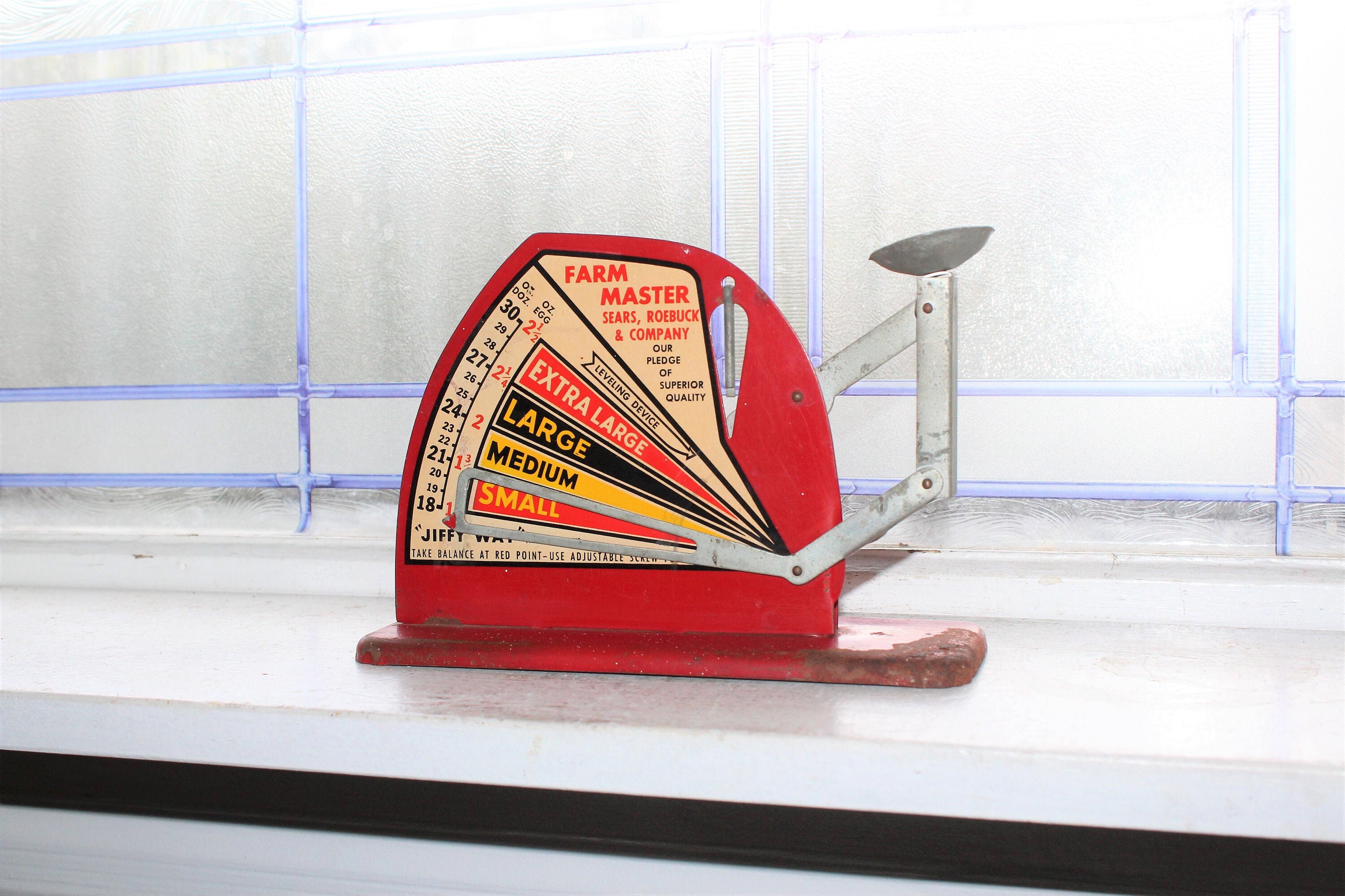 Vintage Jiffy Way Egg Scale