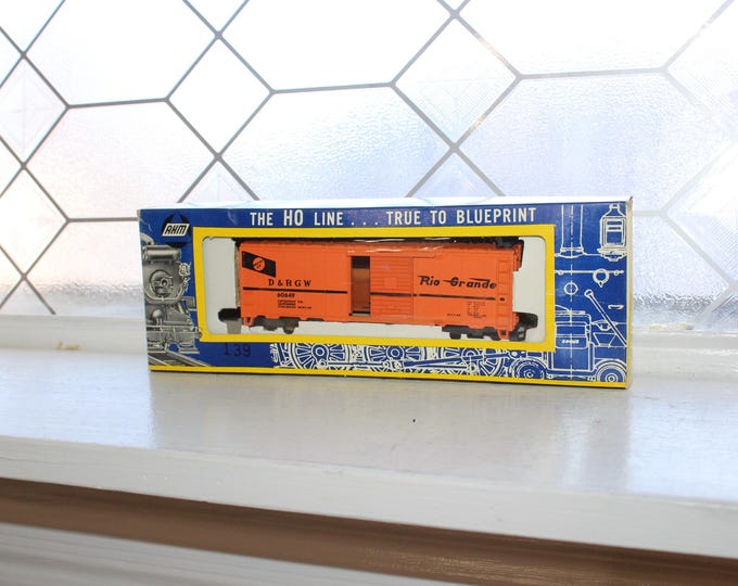Vintage AHM HO Scale D & R G W Railroad 60649 Box Car 5241