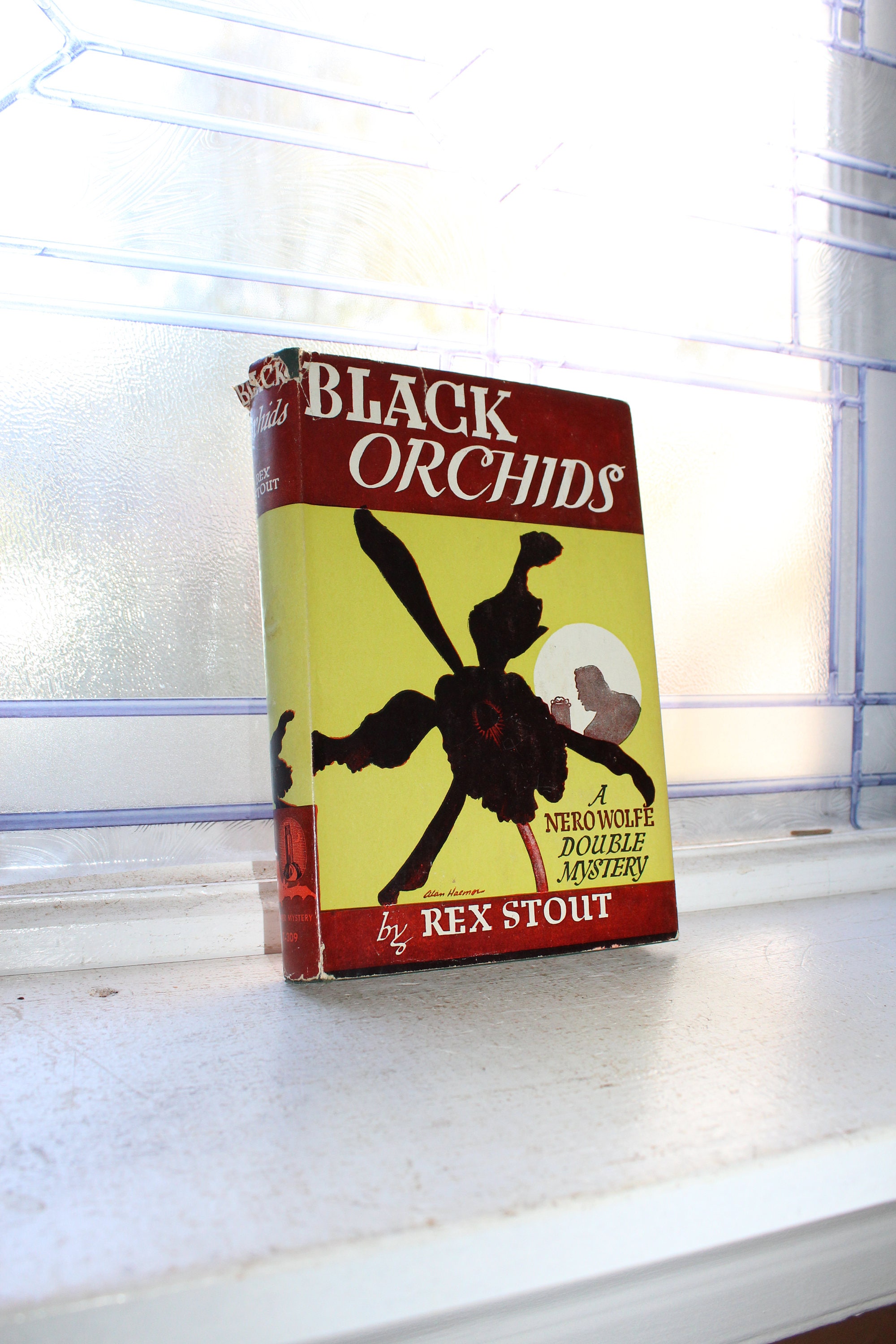 Vintage Book Nero Wolfe Mystery Black Orchids Rex Stout 1945