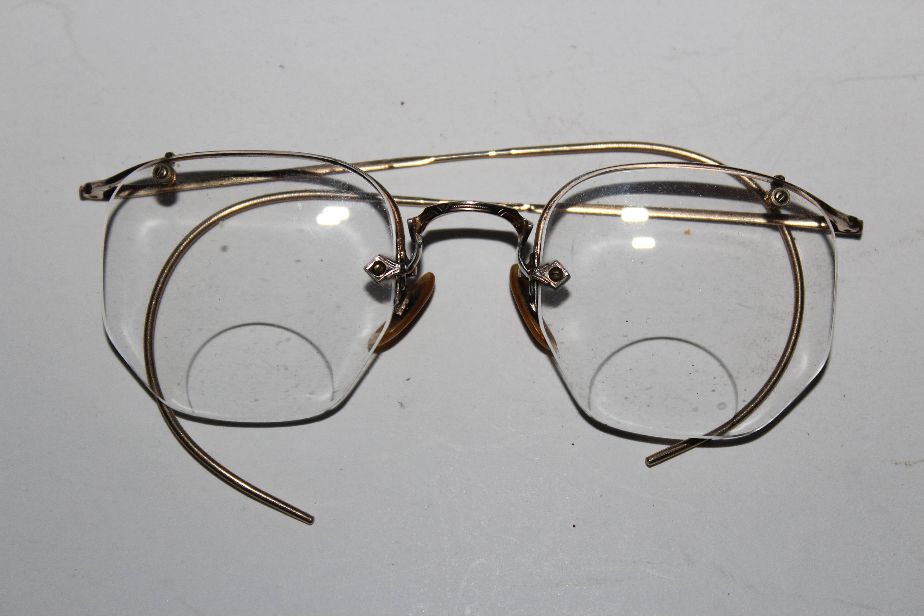 Antique Eyeglasses 12k Gold Filled Frames Shuron