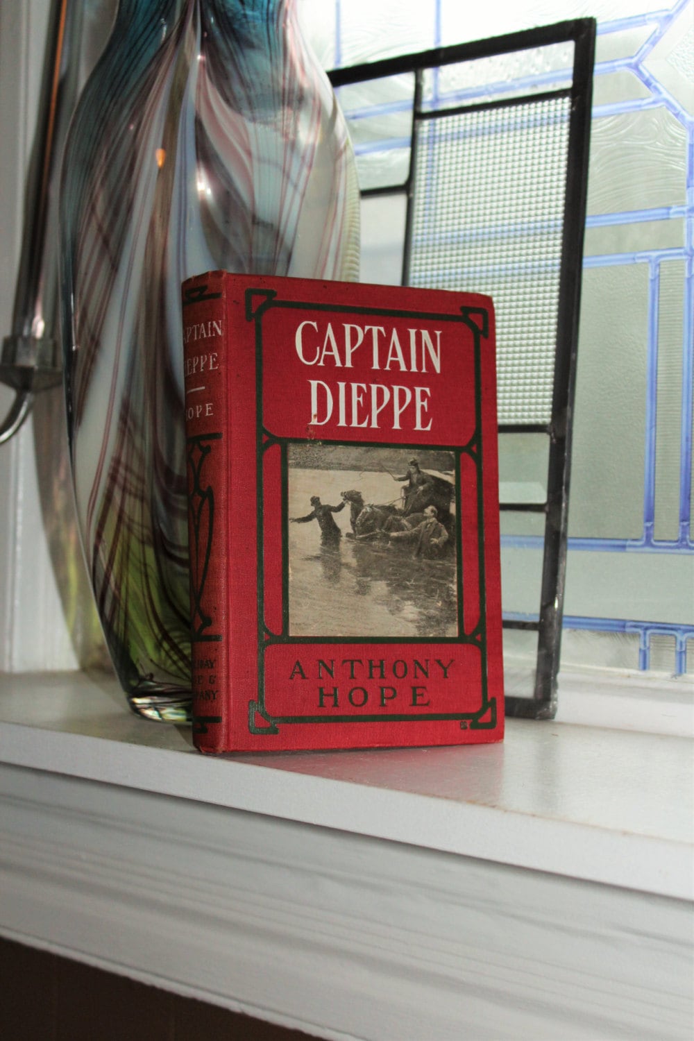 Antique 1902 Book Captain Dieppe By Anthony Hope