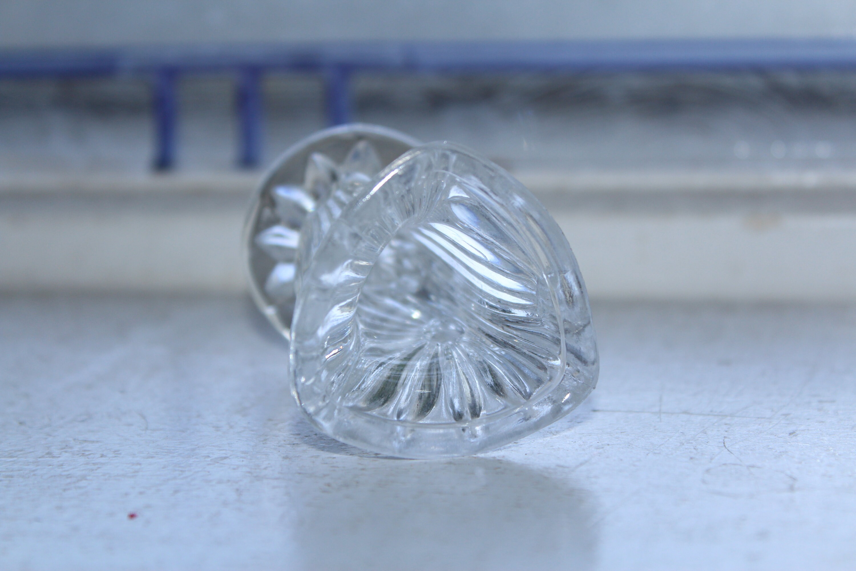 Vintage Pressed Glass Toothpick Holder