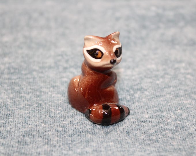 Vintage Hagen Renaker Miniature Figurine Raccoon