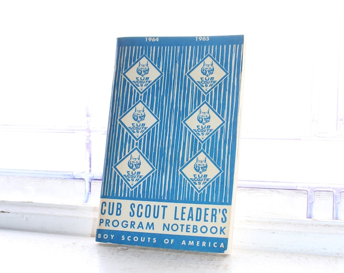 1964 Cub Scout Leaders Program Notebook Vintage Boy Scouts Manual