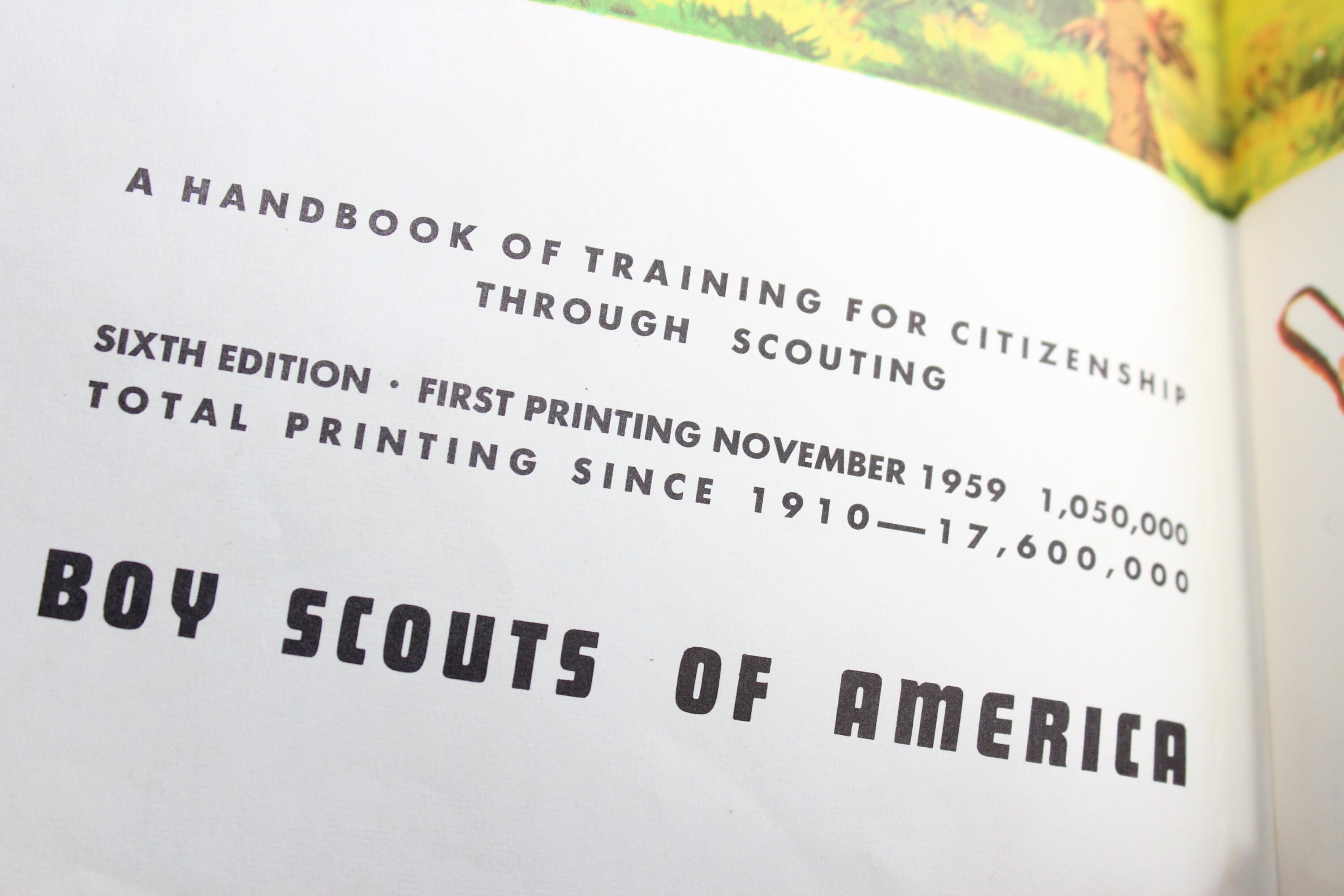 1959 Handbook For Boys Vintage Boy Scouts Manual