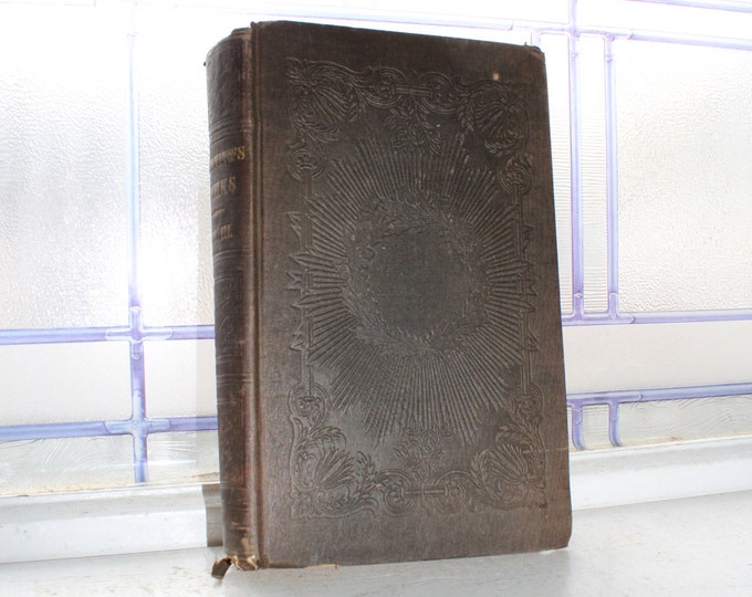 Antique 1843 Book Channing's Works Vol III