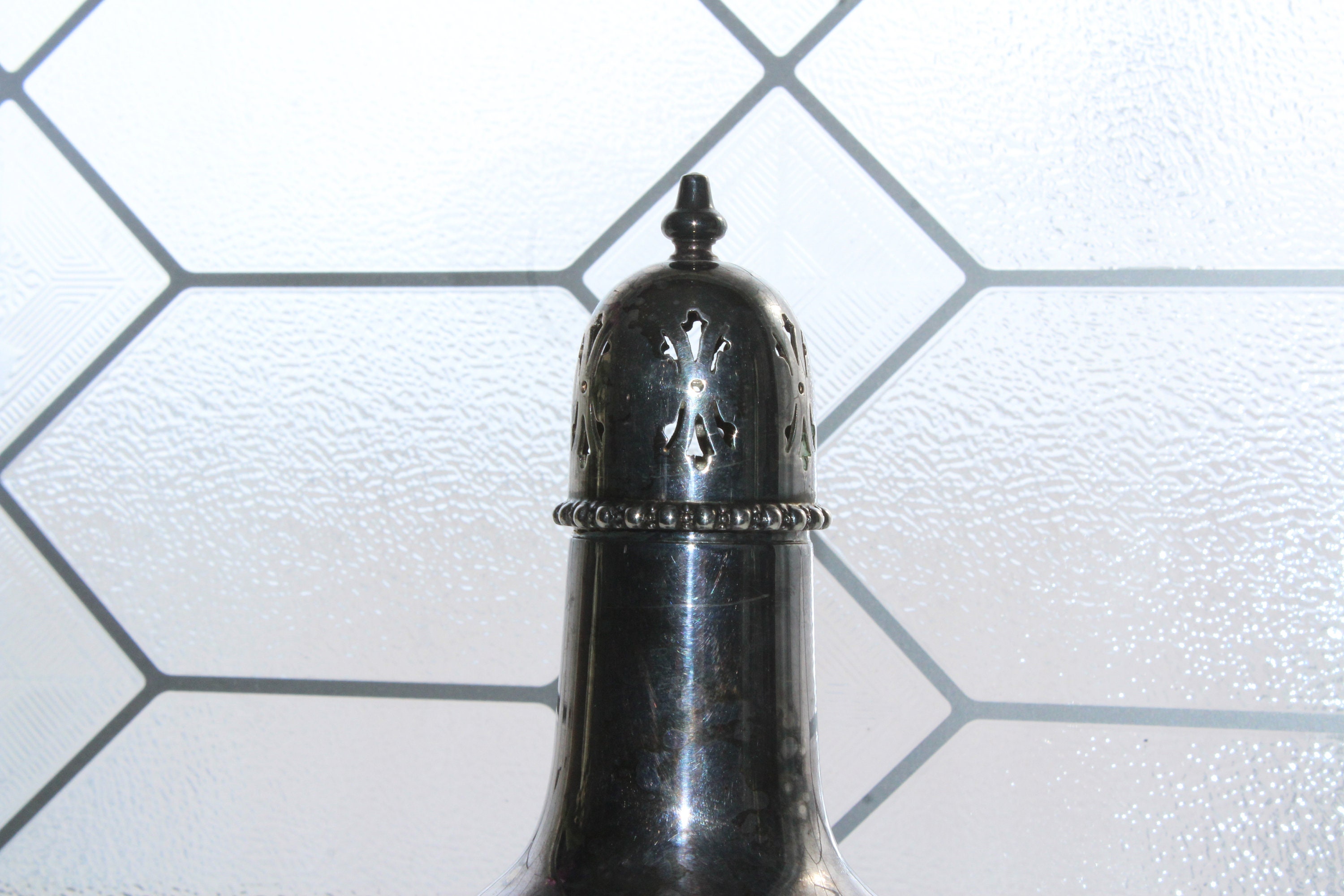 Vintage Silverplate Muffineer Sugar Shaker