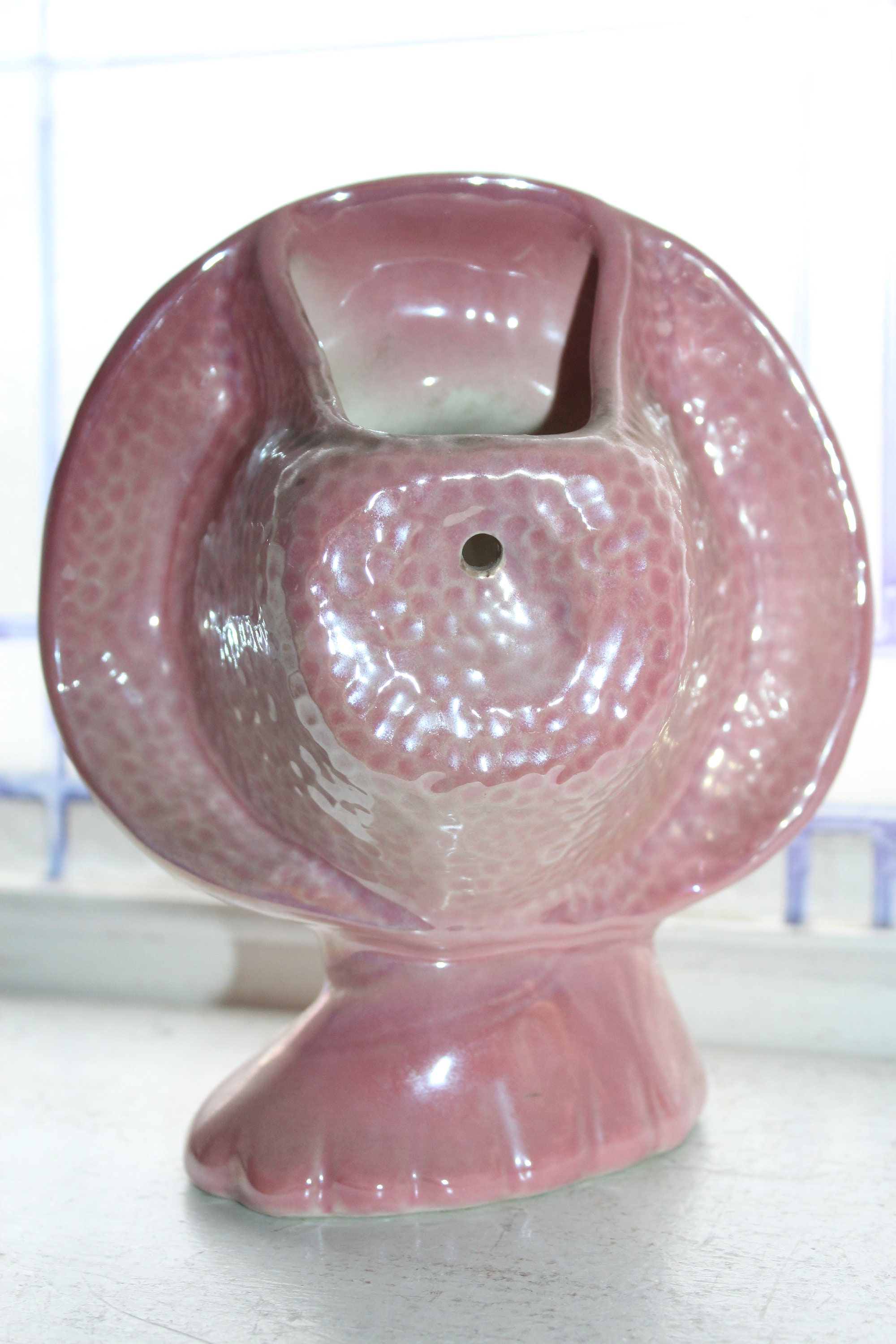 Vintage Lady Head Vase Glamour Girl Wall Pocket